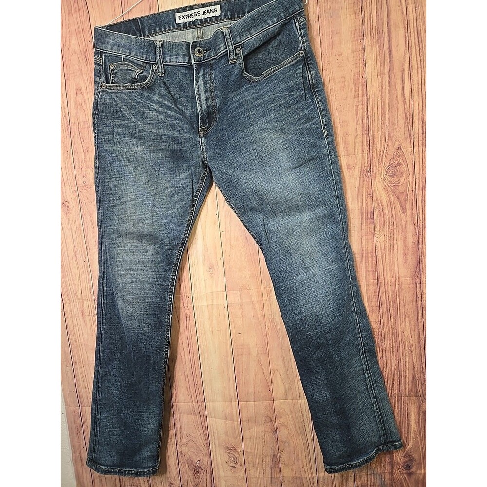Express Women’s Blue Colored Jeans Size W33 L30